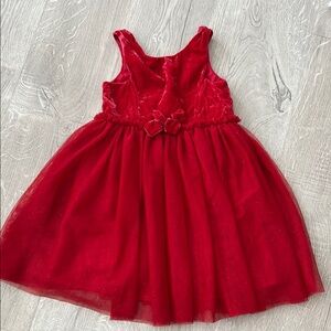 Elegant Red Kids Dress